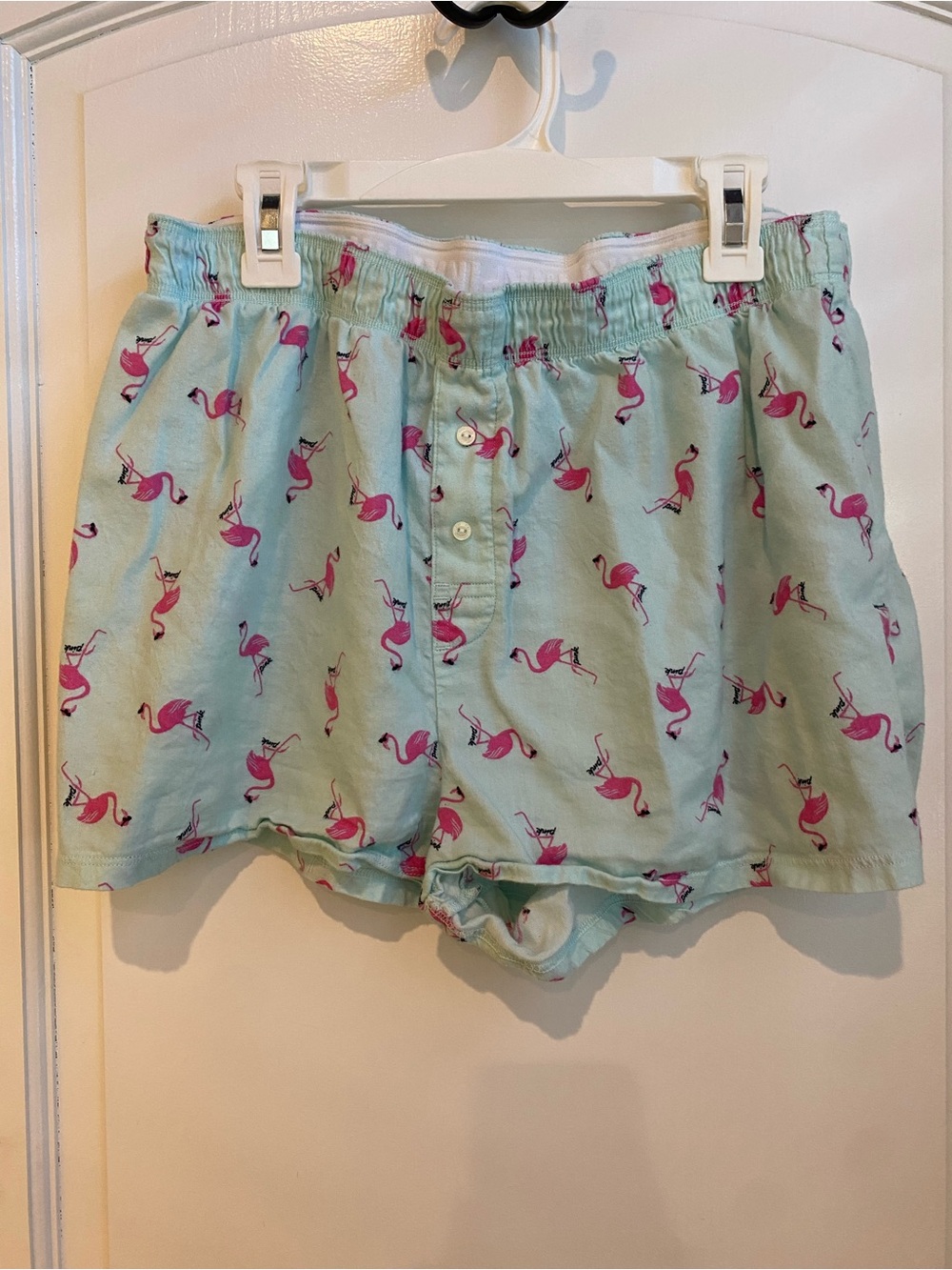 PINK Victoria’s Secret Flamingo Sleep Shorts Large